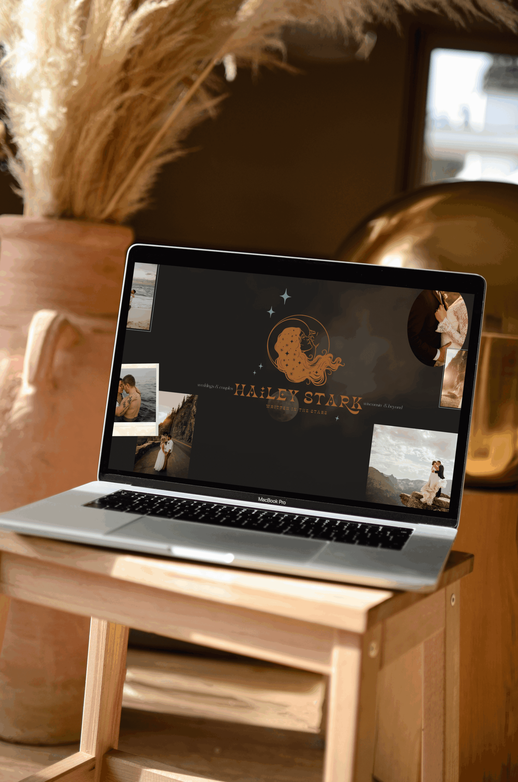 brand and showit web design for wedding photographer