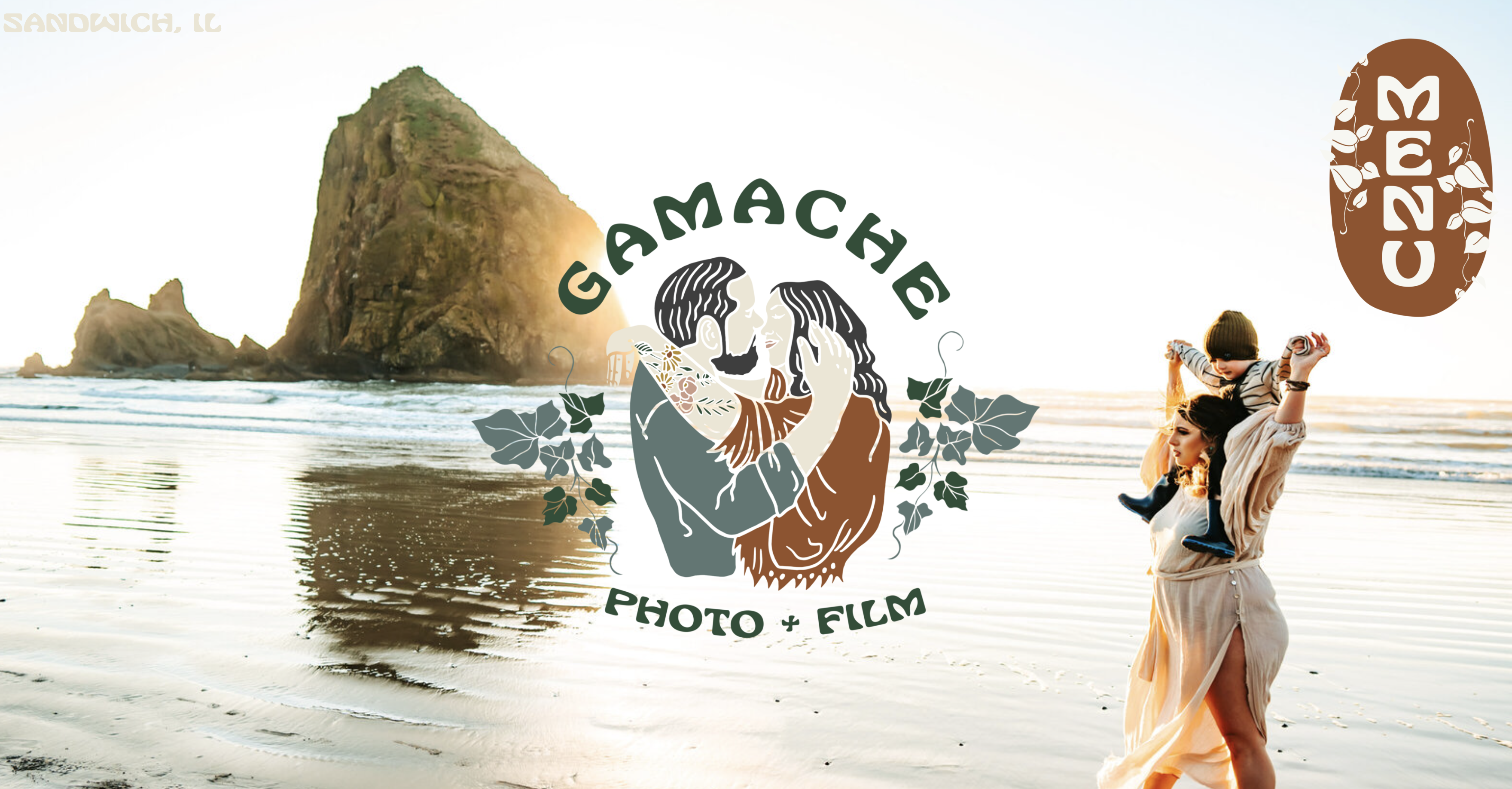 Photography logo design for Gamache Photo and Film. 