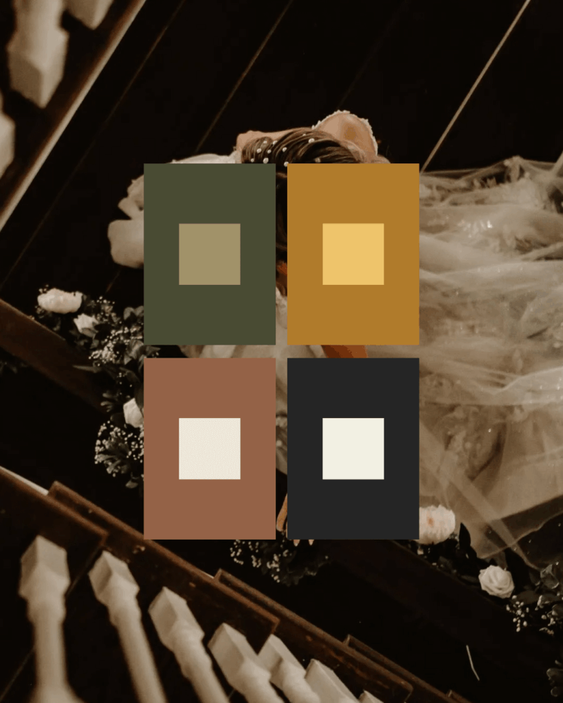 Brand Color Palette for Wedding Photographer