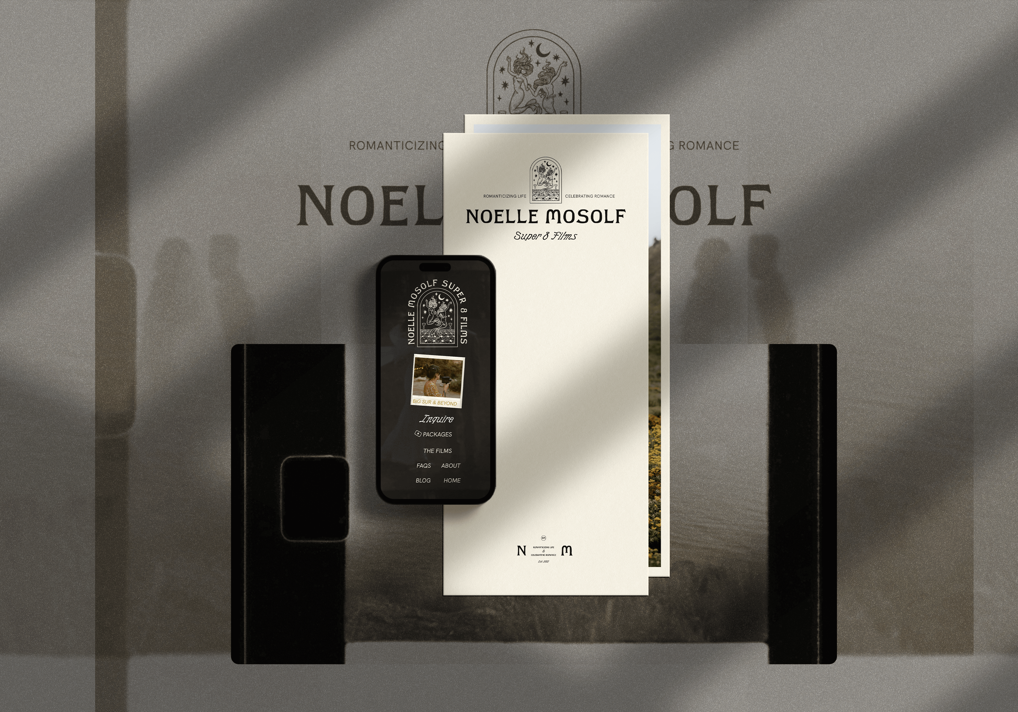 Brand & Website Design for a Wedding Super 8 Filmmaker 4