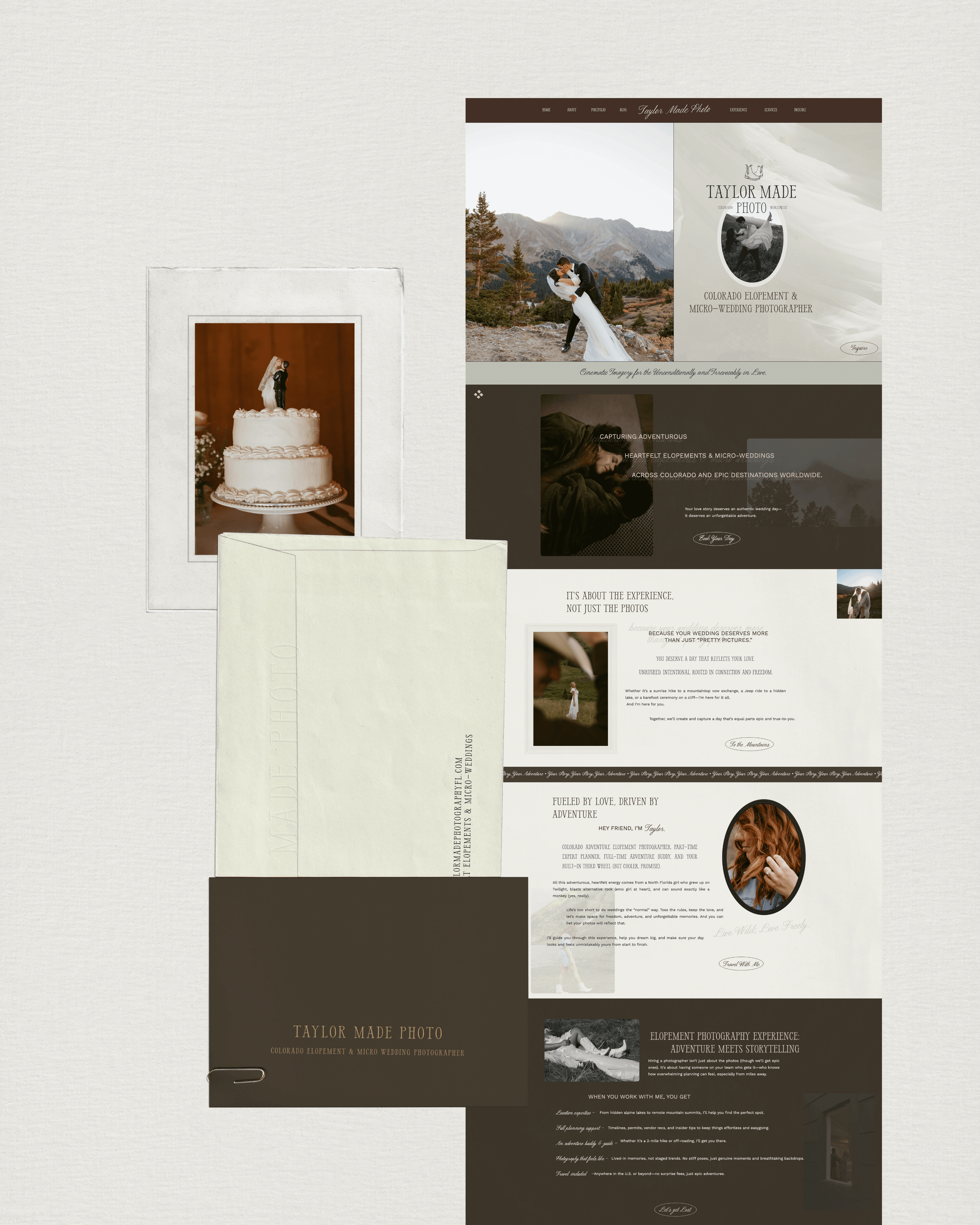 Elopement Photographer Brand & Website Design