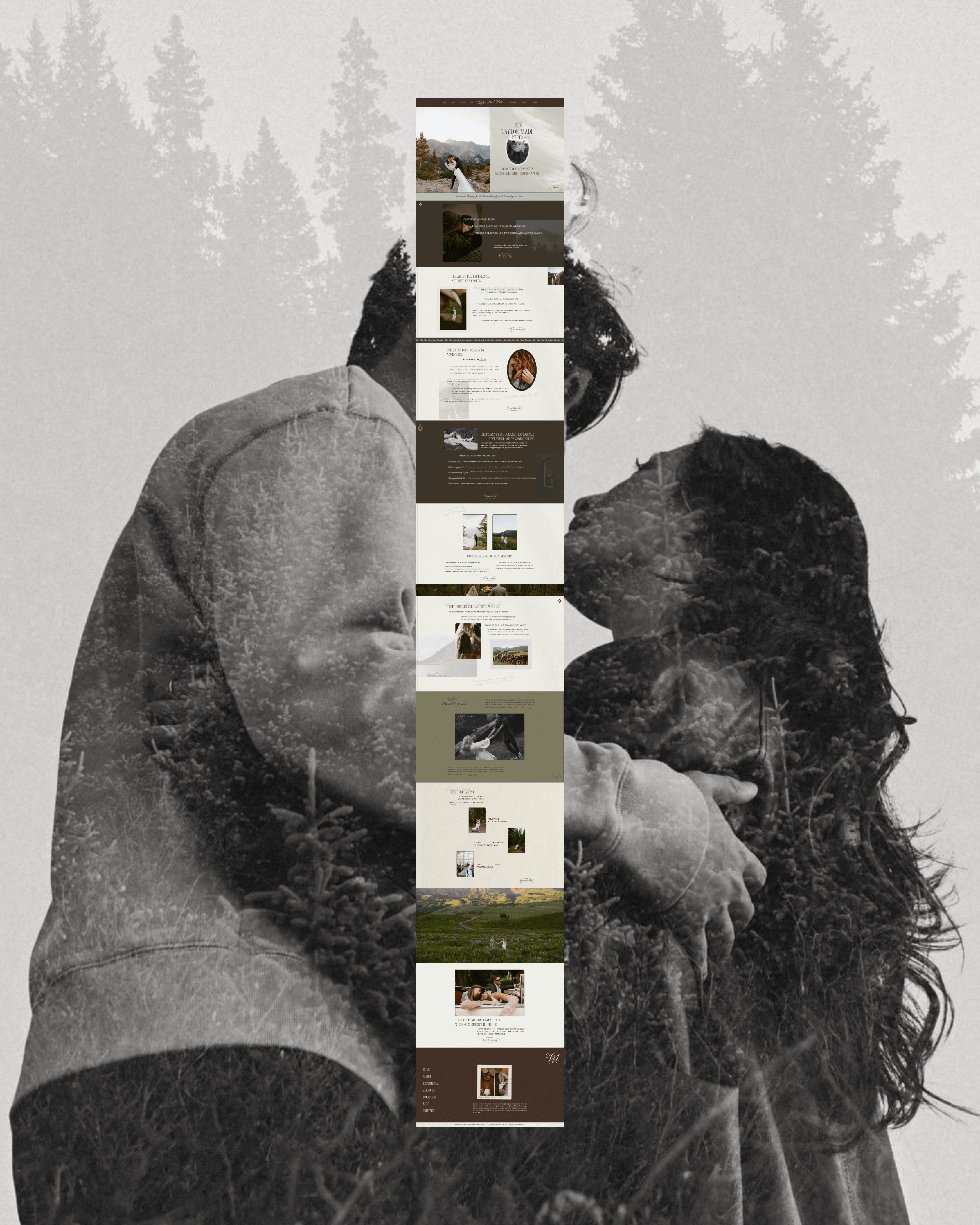 Elopement Photographer Website Design