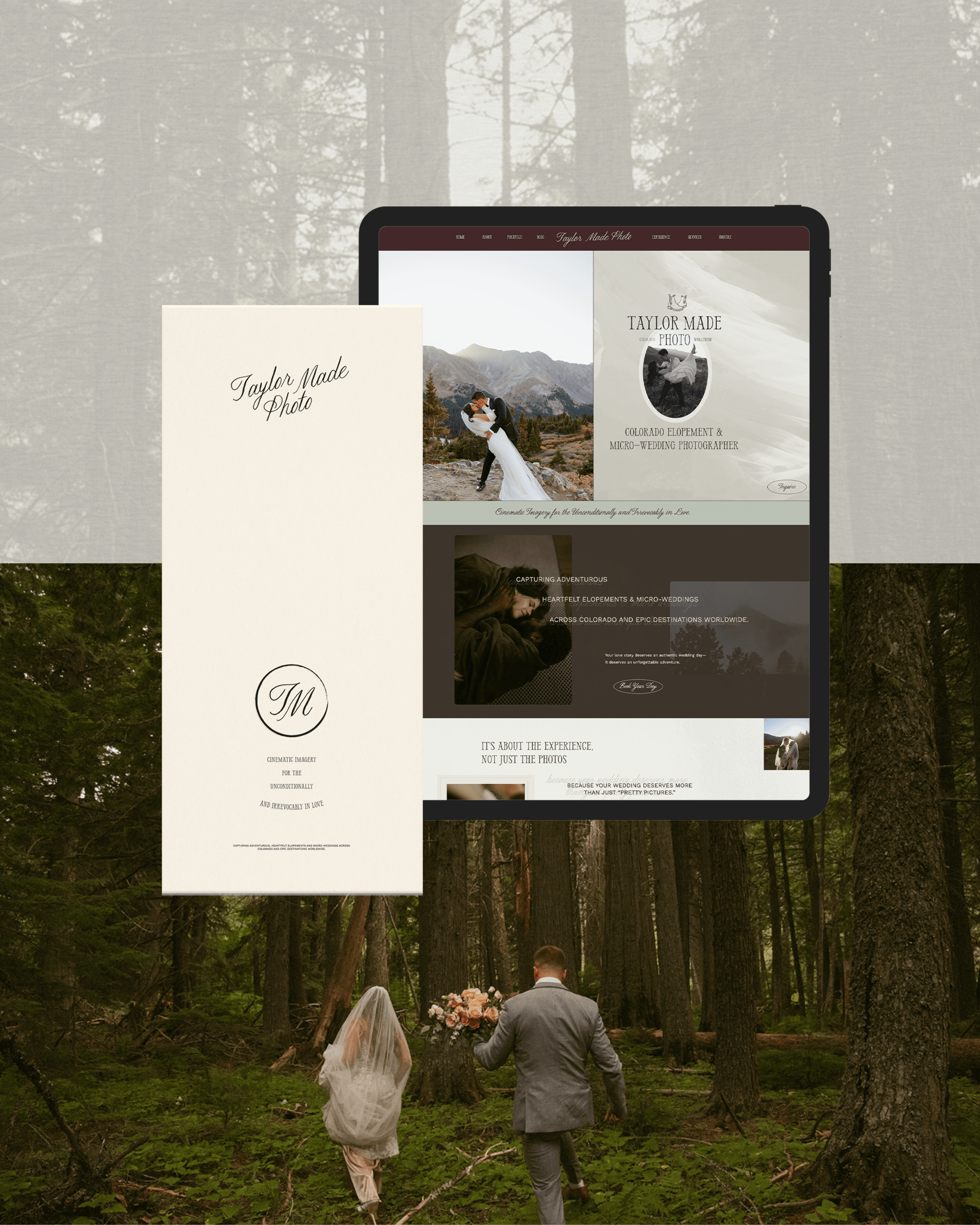 Elopement Photographer Brand & Website Design