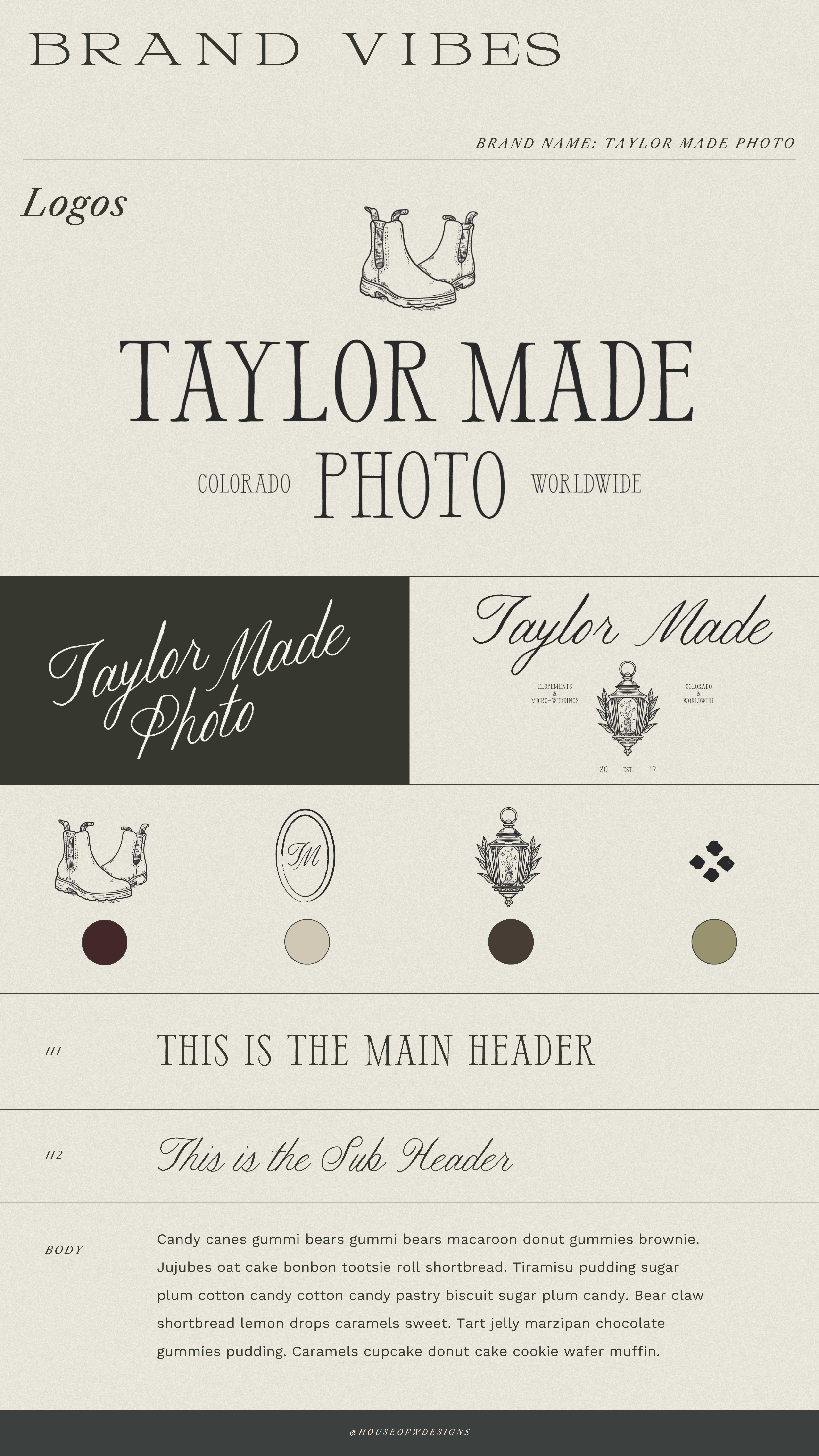 Elopement Photographer Brand Design